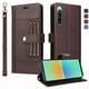 thumbnail image 1 of FOXDOCK Funda tipo Cartera para Sony Xperia 10 IV – Cubierta de Cuero PU con Múltiples Ranuras, Bolsillo para Efectivo y Correa de Muñeca, 1 of 6