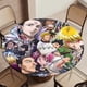 thumbnail image 5 of Hunter × Hunter-theme Fitted Round Tablecloths Elastic Edged Table Covers Waterproof Table Cloth for Kitchen Holiday Party Tables Decor 120cm, 5 of 6