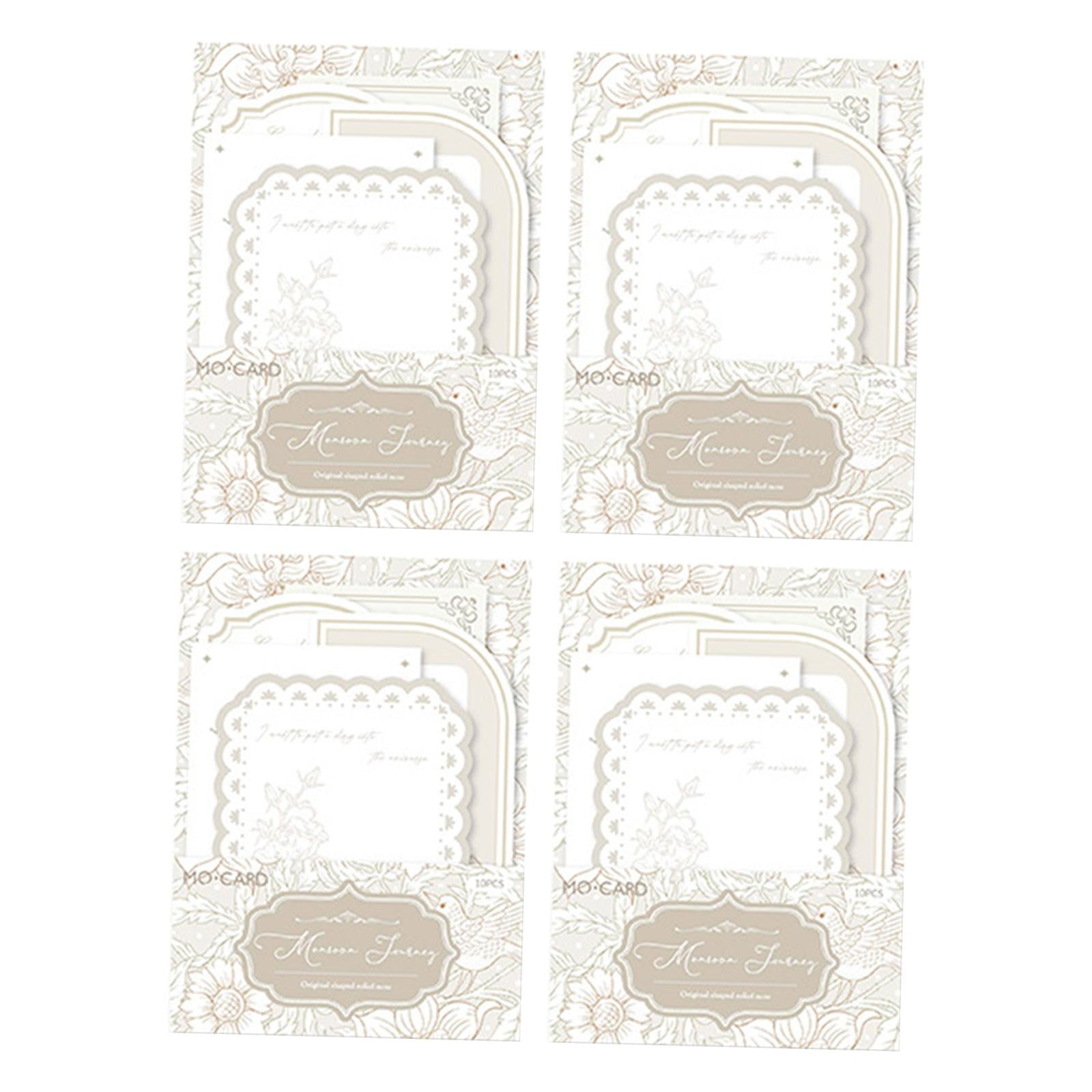 Bothyi - 4 Piezas De Papeles De Álbum De Recortes Artísticos Con Notas En Relieve Para Fiestas, Celebraciones, Eventos, Color Albaricoque Claro