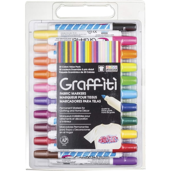 Marcadores para tela Marvy Uchida Graffiti resistentes al agua