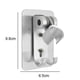 thumbnail image 2 of Soporte de ducha de mano ajustable de acero inoxidable para montaje en pared, 2 of 5