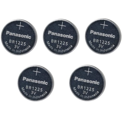 Batería Panasonic Br1225 De Litio De 3 V, 5 Unidades De Un Solo Uso
