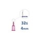 thumbnail image 2 of Pack 10 Agujas 32g x 4mm Para Mesoterapia Facial Plasma Prp, 2 of 3