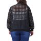 thumbnail image 3 of Agnes Orinda Conjuntos de Halloween Chaqueta Bomber Tallas Grandes para Mujeres Escuela Universidad Manga Larga con Aberturas Cuello de Béisbol Cremallera Exterior 4X Negro, 3 of 6