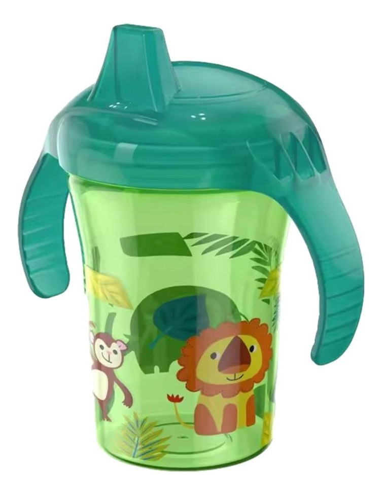 Genérico - Set 4 Vasos Con Boquilla Antiderrame Divertido Bebe Lau