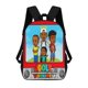 thumbnail image 1 of Jools TV-theme Backpack, Campus style schoolbag Bookbag with Adjustable Shoulder Straps And Large Zip Compartment, Unisex Travel Bags., 1 of 6