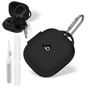 Nimuw - Funda Para Beats Powerbeats Pro 2 Silicone Black + Kit De Limpieza