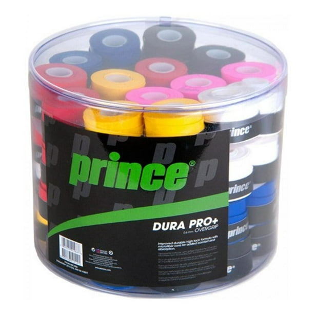 Prince Overgrip DURAPRO+ Per Racchette Da Tennis, Confezione Da 3, Colore Giallo - 5
