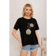 thumbnail image 3 of Polera Mujer Algodon Manga Corta Oversize Aplicacion 2012, 3 of 3