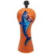 thumbnail image 2 of Funda De Cuero Para Cabeza De Palo De Golf 1 3 5 UT Funda Para Cabeza No. Etiqueta 3 5 Naranja, 2 of 5