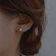 thumbnail image 1 of 1pair Stunning Moonstone Stud Earrings for Women - Delicate and Elegant Jewelry for Any Occasion, 1 of 5