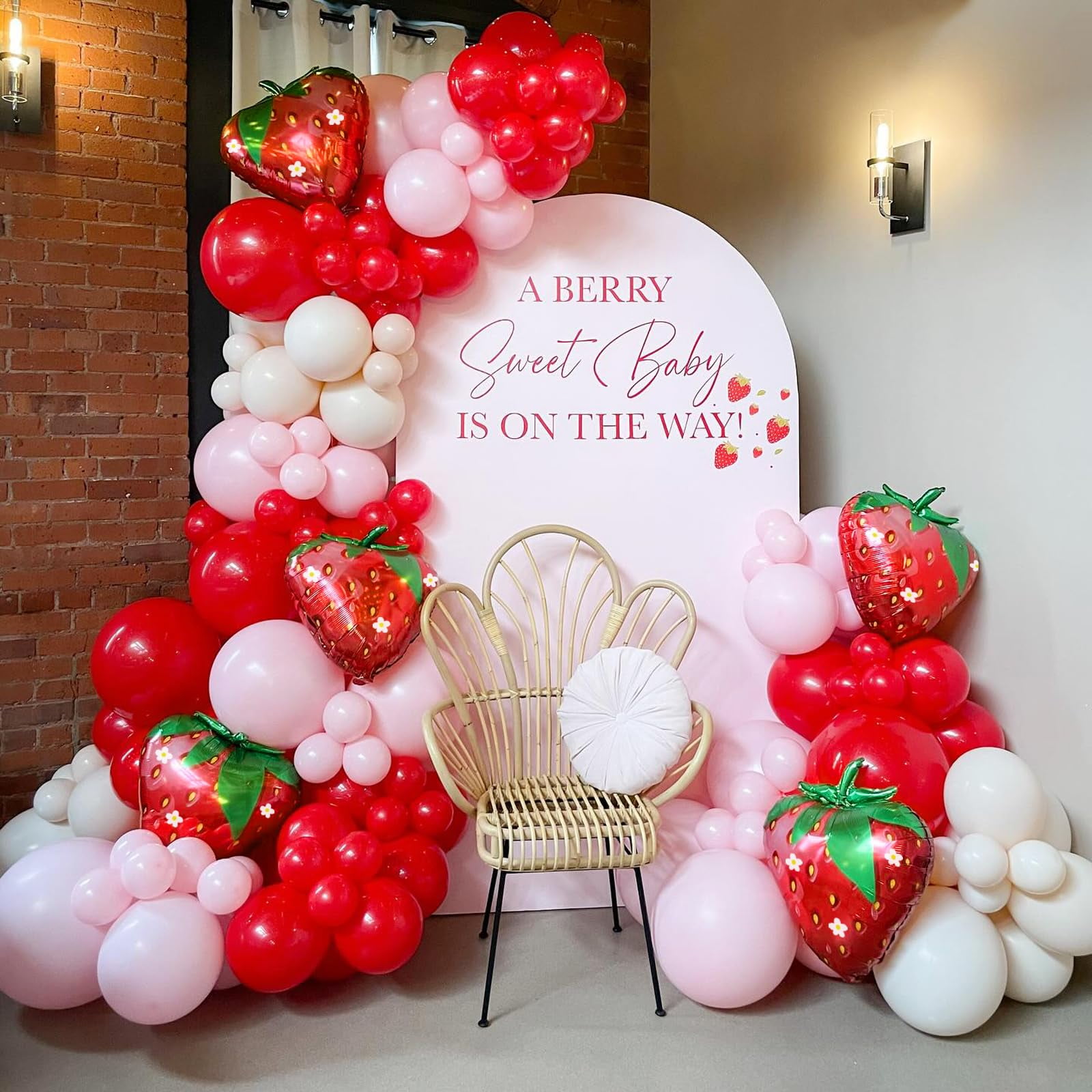 Kit De Guirnaldas Con Forma De Arco Con Forma De Globo Giziuxne, Fresa, 120 Unidades