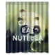 thumbnail image 1 of Cortina de ducha con ganchos "Keep Calm And Eat Nutella" (60 x 72 pulgadas), 1 of 3