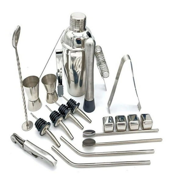 Set Bartender Profesional Utensilios Cocteleria Bar 23 Pcs