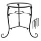 thumbnail image 1 of Soporte de bola de observación de 25 cm de altura para bolas de 20‑25 cm, negro, metal – 20 cm L x 20 cm A x 25 cm H, 1 of 9