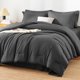 thumbnail image 1 of HIMEET Queen Comforter Set, 7-Piece Point-Quilted Bed in a Bag, 1 of 3