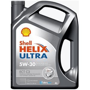 Aceite De Motor Shell 5W30 Ect C3 4 Litros Full Sintetico