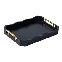 Bothyi - Bandeja Para Servir, Bandeja Para Tazas De Té, Accesorios Portátiles, Bandeja Rectangular De Entretenimiento L
