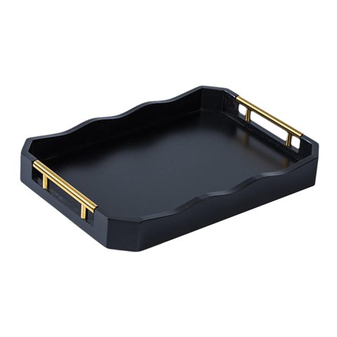 Bothyi - Bandeja Para Servir, Bandeja Para Tazas De Té, Accesorios Portátiles, Bandeja Rectangular De Entretenimiento L