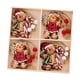 thumbnail image 1 of 12 Piezas De Adornos Navideños De Hombrecito De Jengibre, Letreros De Madera De Jengibre Con Dibujos Animados, 1 of 3