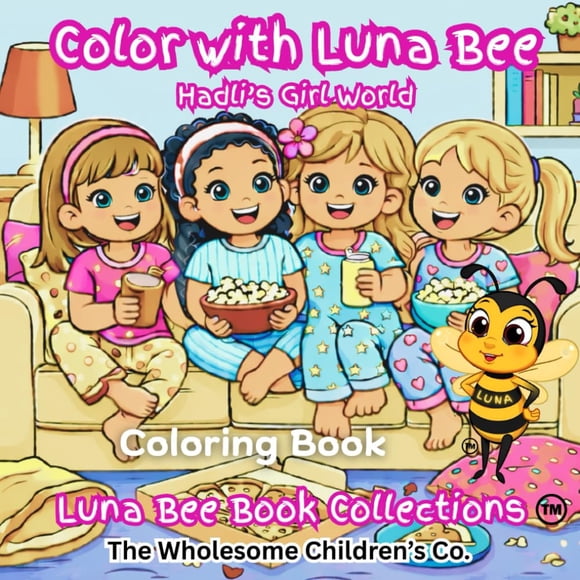 Libro para colorear: El mundo de Hadli de Luna Bee