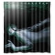 thumbnail image 1 of Cortina de ducha de sirena con ganchos, tamaño 66 x 72 pulgadas, 1 of 3