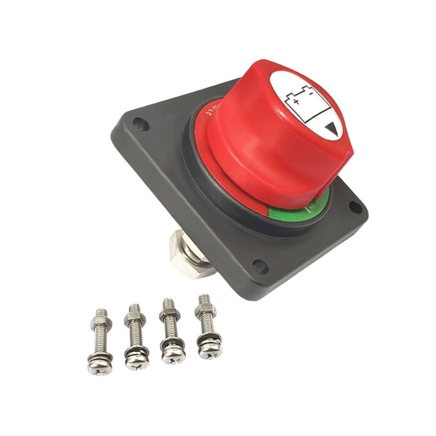 Accesorio de desconexión del interruptor de apagado de batería Interruptor de corte fácil de usar Interruptor de aislamiento de batería para automóvil