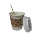 thumbnail image 1 of Vaso Kraft con diseño 8oz (50 unidades) con tapa, removedor y collarín, 1 of 5
