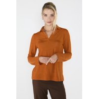 Woman By Eclipse - Polera Isabel Camel Cafe Xl