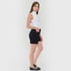 thumbnail image 4 of Short Mujer Mom Negro Corona, 4 of 5