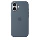 thumbnail image 4 of Funda de silicona Apple para iPhone 17 con MagSafe, azul ancla, 4 of 6