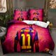 thumbnail image 1 of Football Star C- L-u-o M-a-s-s-e-y Printed Quilt Cover Pillowcase Three-Piece Set, 1 of 5