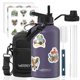 thumbnail image 1 of Botella de Agua Watersy 1900 ml Aislada, BPA Libre, Morado, 1 of 9