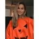 thumbnail image 2 of Polera Manga Larga con Cara de Calabaza para Mujer, Jersey Casual Ligero KimSoong (Talla XXL), 2 of 3