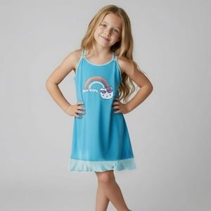 Vestido Niña Hello Kitty Turquesa 3