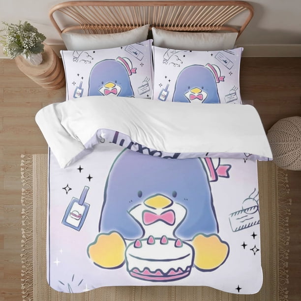 Tuxedosam 3-Piece Bedding Set For Kids Boys Girls Adult Cartoon Warm Cute Fashion Holiday Present Gift Bed Sheets