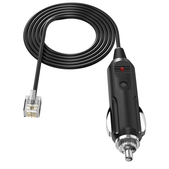 Cable de alimentación de 12 V para detector de radar, adaptador de coche para Escort/Uniden