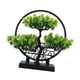 thumbnail image 4 of Árbol Bonsái Artificial Verde Para El Alféizar De La Ventana, La Mesa Del Hogar, El Escritorio De La Oficina, Verde Claro, 4 of 5