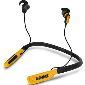 Auriculares Inalámbricos Bluetooth Con Banda Para El Cuello Dewalt 30 Horas De Duración