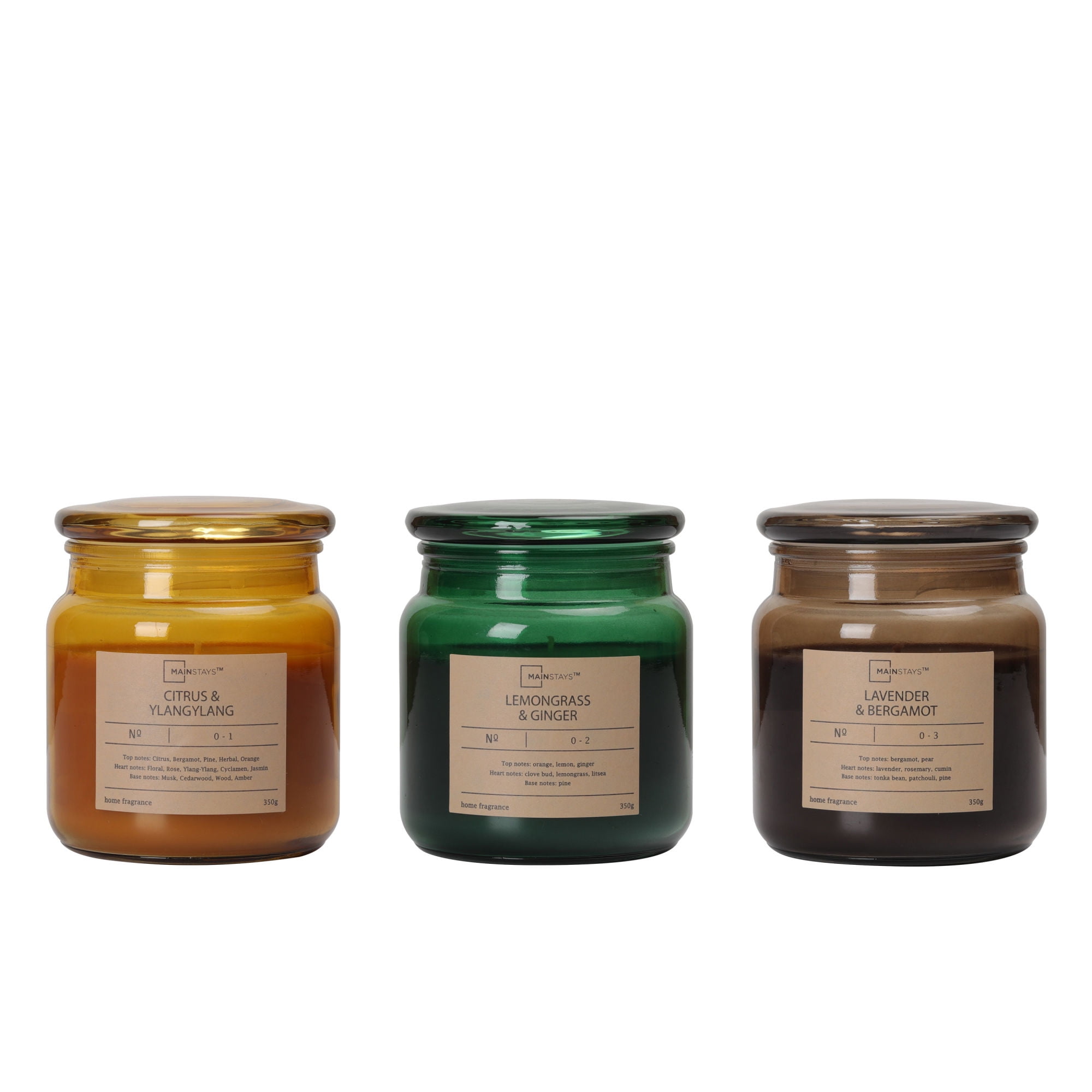 Mainstays - Vela Glossy 350G, Aroma Surtido, 1 Un