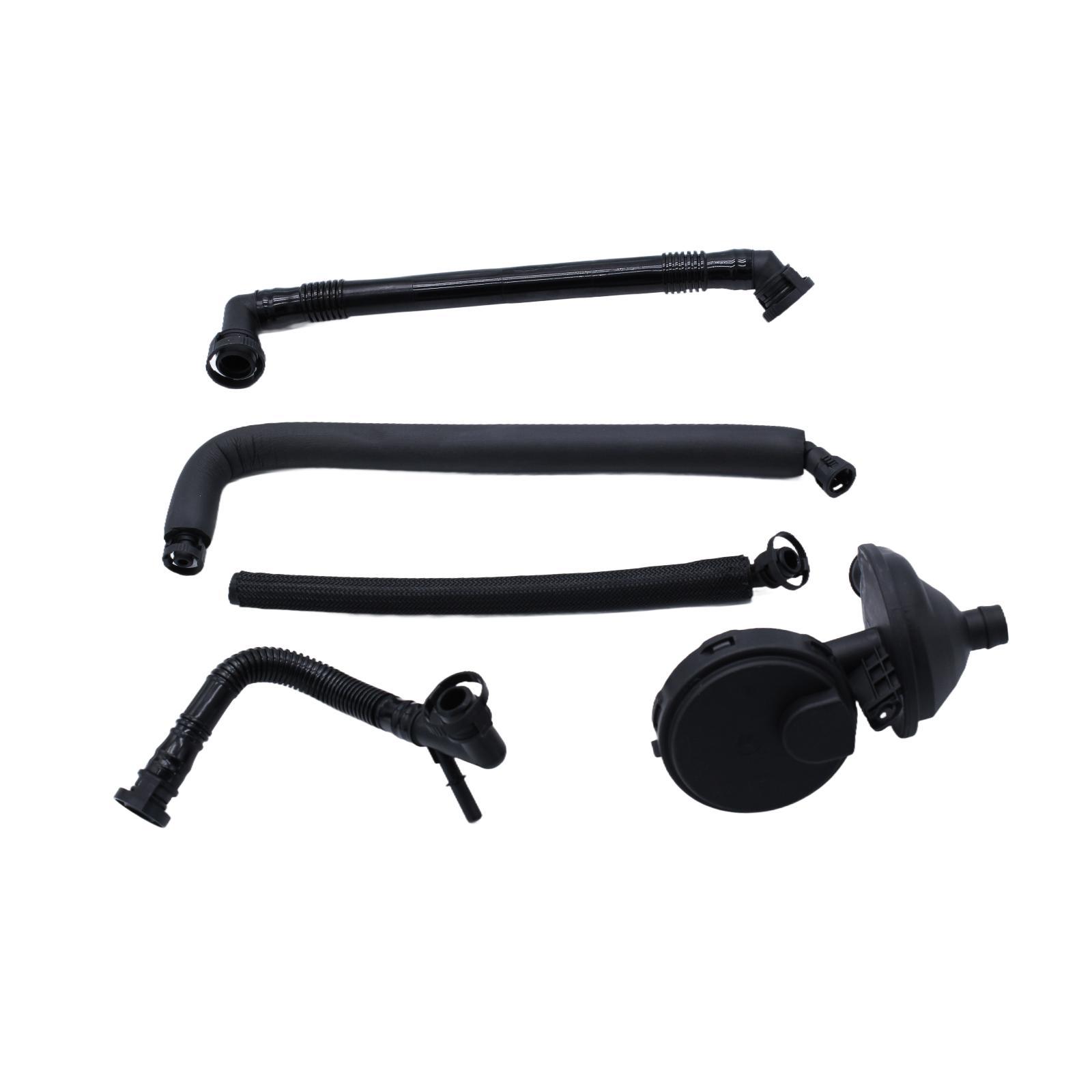 Ioensy - Kit De 5 Mangueras De Ventilación De La Válvula De Ventilación Del Cárter De Pcv 11617504536 De Metal Para Bmw