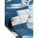 thumbnail image 5 of INSPIRE CHIC Conjunto de Pijama de Satén para Mujer Seda Floral Manga Corta Top y Pantalones 2 Piezas Pijamas XS Azul, 5 of 6