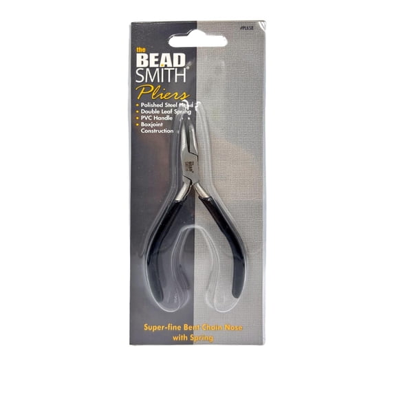 Pinza Para Bisutería Punta Curva Súper Fina Beadsmith Pl658