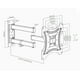 thumbnail image 3 of Soporte Televisor Con Brazo Extensible Base Tv Pared 14-42'', 3 of 4