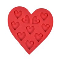 Bothyi - Molde Colgante De Corazón, Molde De Silicona Duradero Para Bricolaje, Para Cumpleaños, Festival, Boda