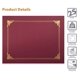 thumbnail image 3 of Soportes para certificados Better Office Products, color rojo, paquete de 25, 3 of 7