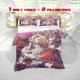 thumbnail image 1 of 3pcs Evil Boss Print Three Piece Bedding Set Soft Duvet Cover And Two Pillowcases, 1 of 5