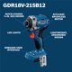 thumbnail image 3 of Impact Driver Bosch GDR18V-215B12 de 18 V con batería de 2 Ah y cargador, 3 of 9