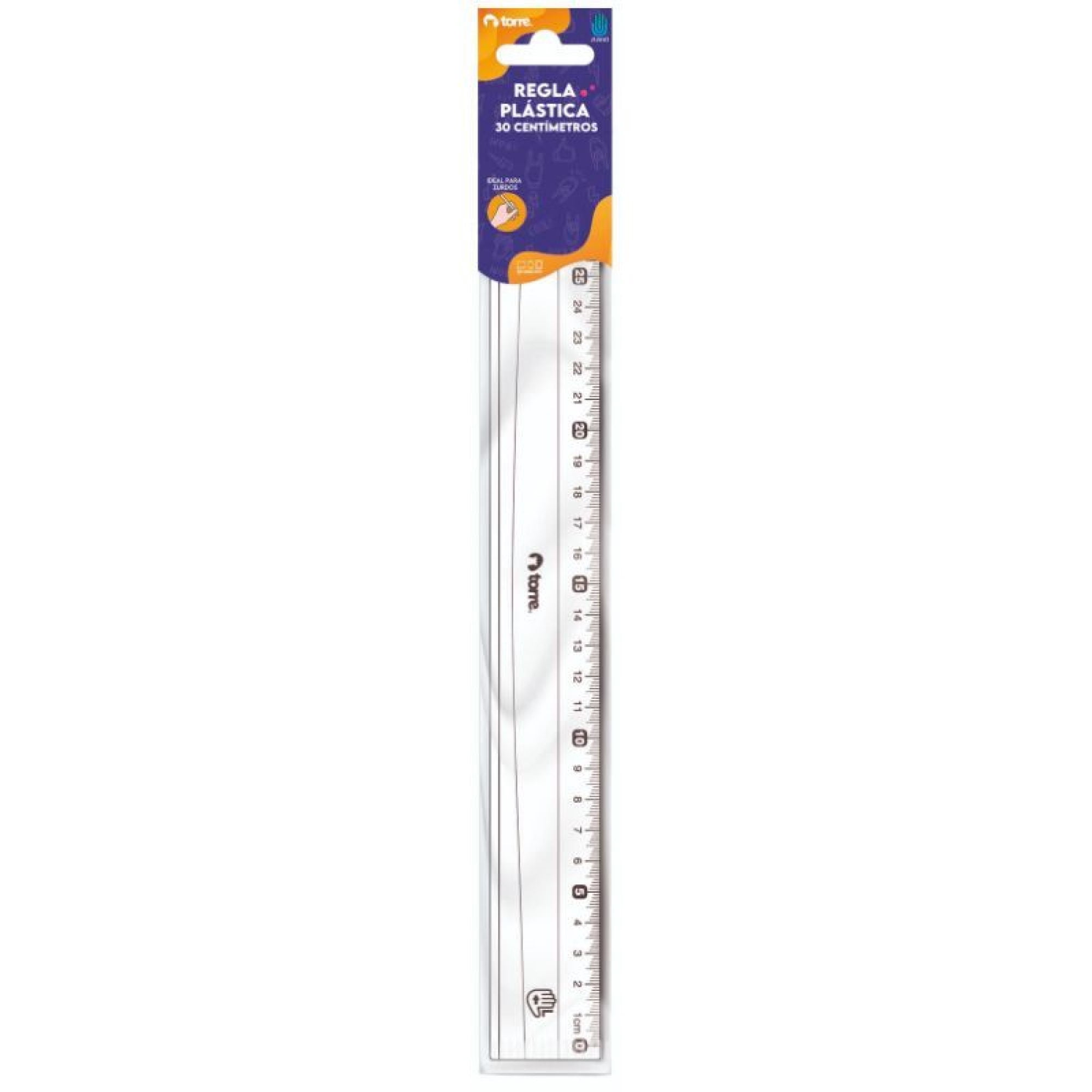 Regla 30 Cm Zurdos Torre
