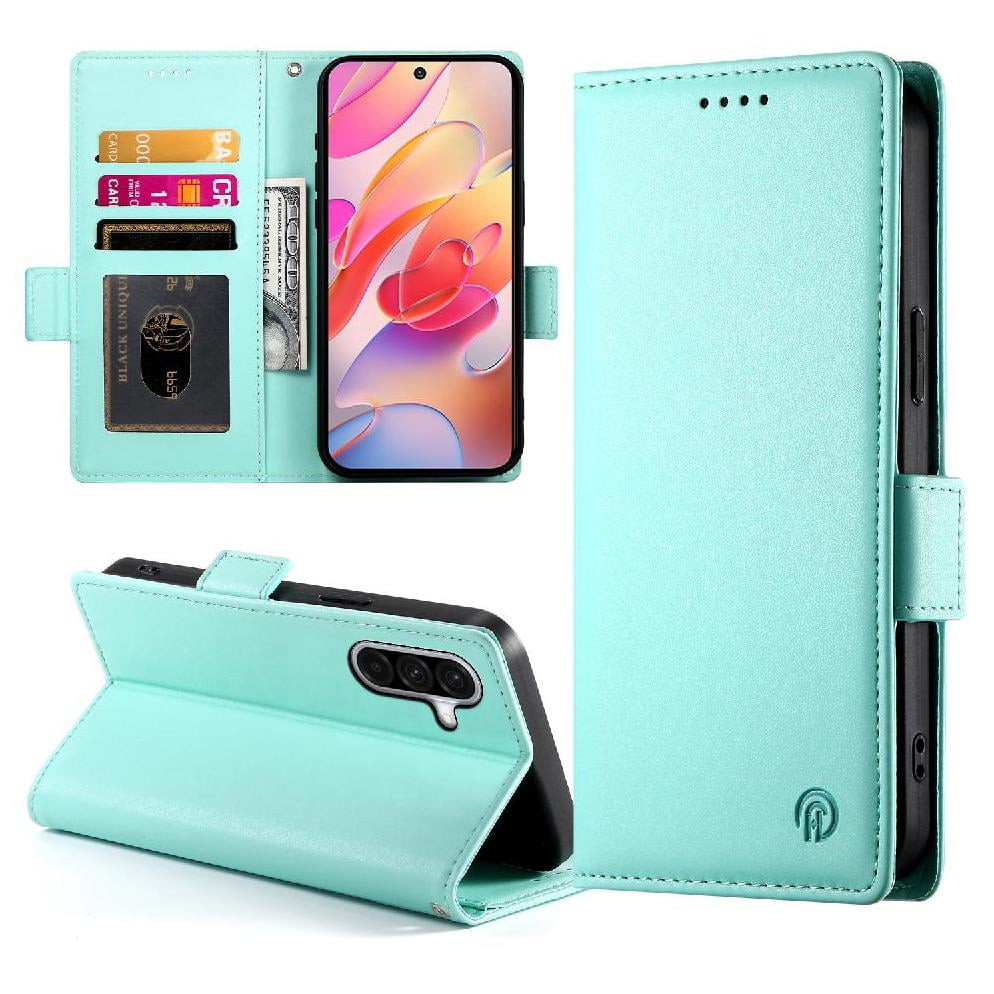 Foxdock - Funda Cartera Magnética Con Tarjetas Y Soporte Para Samsung Galaxy A26 Verde